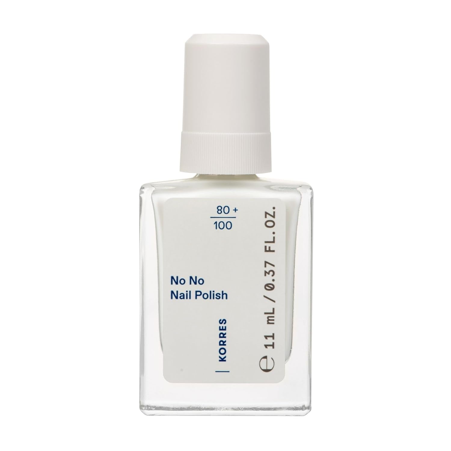 Bază de ojă KORRES No No - bază vegană 10% fără eliberare, pentru o culoare de lungă durată, rezistentă la ciobire, 11 ml - unghii îngrijite natural, fără substanțe nocive
