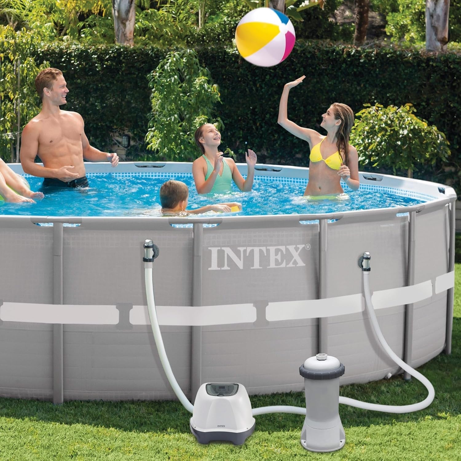 Sistem de acvariu cu apă sărată Intex Krystal Clear 230V CG-26664