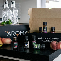 Myaroma | Set: Forest & Meadow - Aromă naturală pură cu aromă de fructe și aromă de fructe (5 x 10 ml) | Fără zahăr și neîndulcit Indulcitori Naty Shop