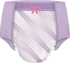 Scutece Huggies DryNites Nighttime pentru enurezis, pentru fete cu vârsta cuprinsă între 13 și aproximativ 17 ani (48-60 kg), 27 bucăți (3x9), pachet lunar, scutece-chiloți