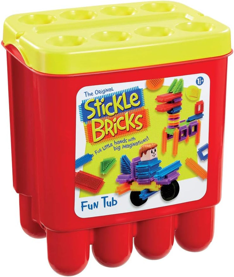 Stickle Bricks Farm Set Konstruktionsspielzeug, Fördert Geschicklichkeit und Fantasie, Sicher und langlebig, Inspiriert Kreativität und Feinmotorik, Geeignet für Kinder ab 18 Monaten