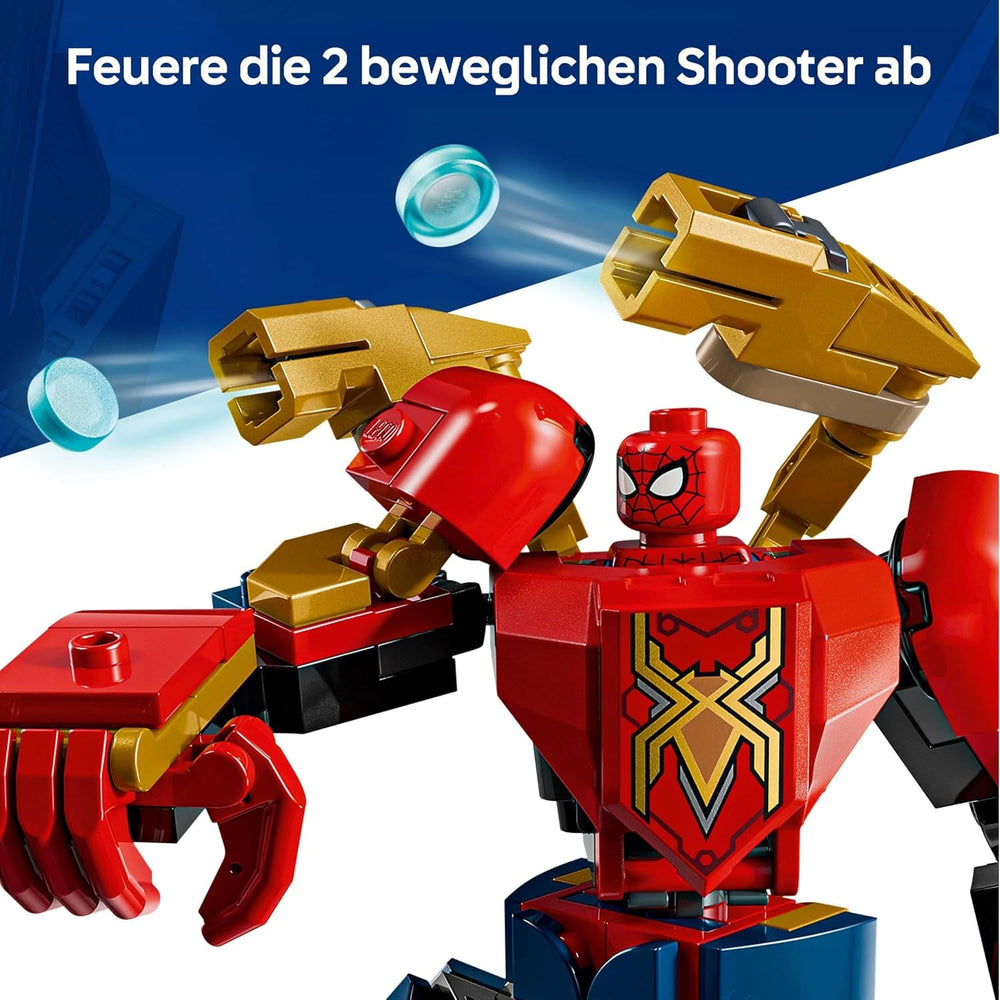 LEGO | Mech-Duell: Spider-Man vs. Doc Ock - Superhelden Spielzeug mit 2 Actionfiguren, 3 Minifiguren, Shootern - Konstruktionsspielzeug für Kinder - Geschenk für Jungen ab 6 Jahren und Mädchen - 76338