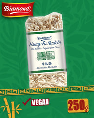 Tăiței DIAMOND Hsing-Fu, tăiței asiatici Mie din făină de grâu pentru mâncăruri prăjite în wok și la wok - 12 x 250 g