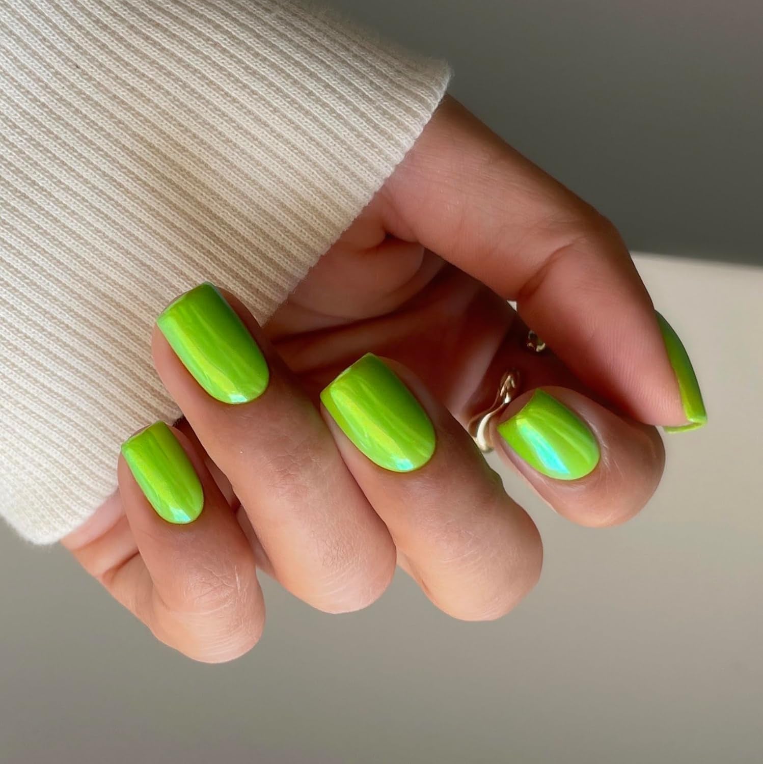 Oja UV Semilac Hybrid 447 Loco Lime 7ml Colecția Neonz