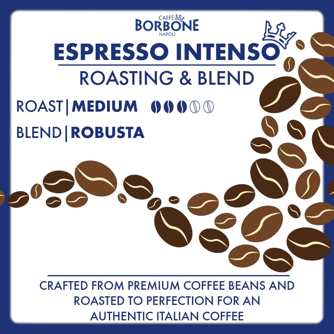 Caffee Borbone Espresso Intensity 9/10 Nespresso Compatible 10 Coffee Capsules