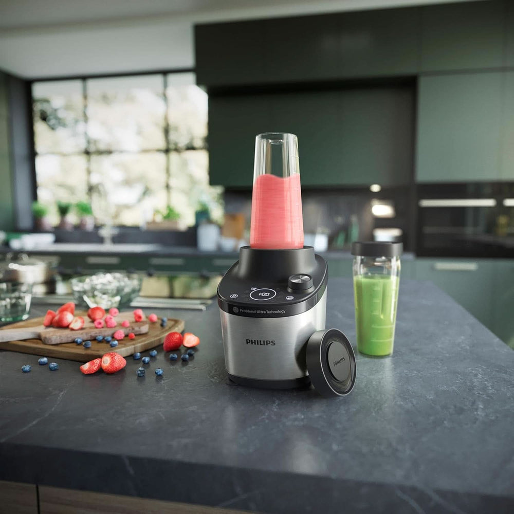 Blender PHILIPS Seria 7000 HR3760/00, 2l, 1500W, 12 trepte viteza, negru Bucatarie Naty Shop