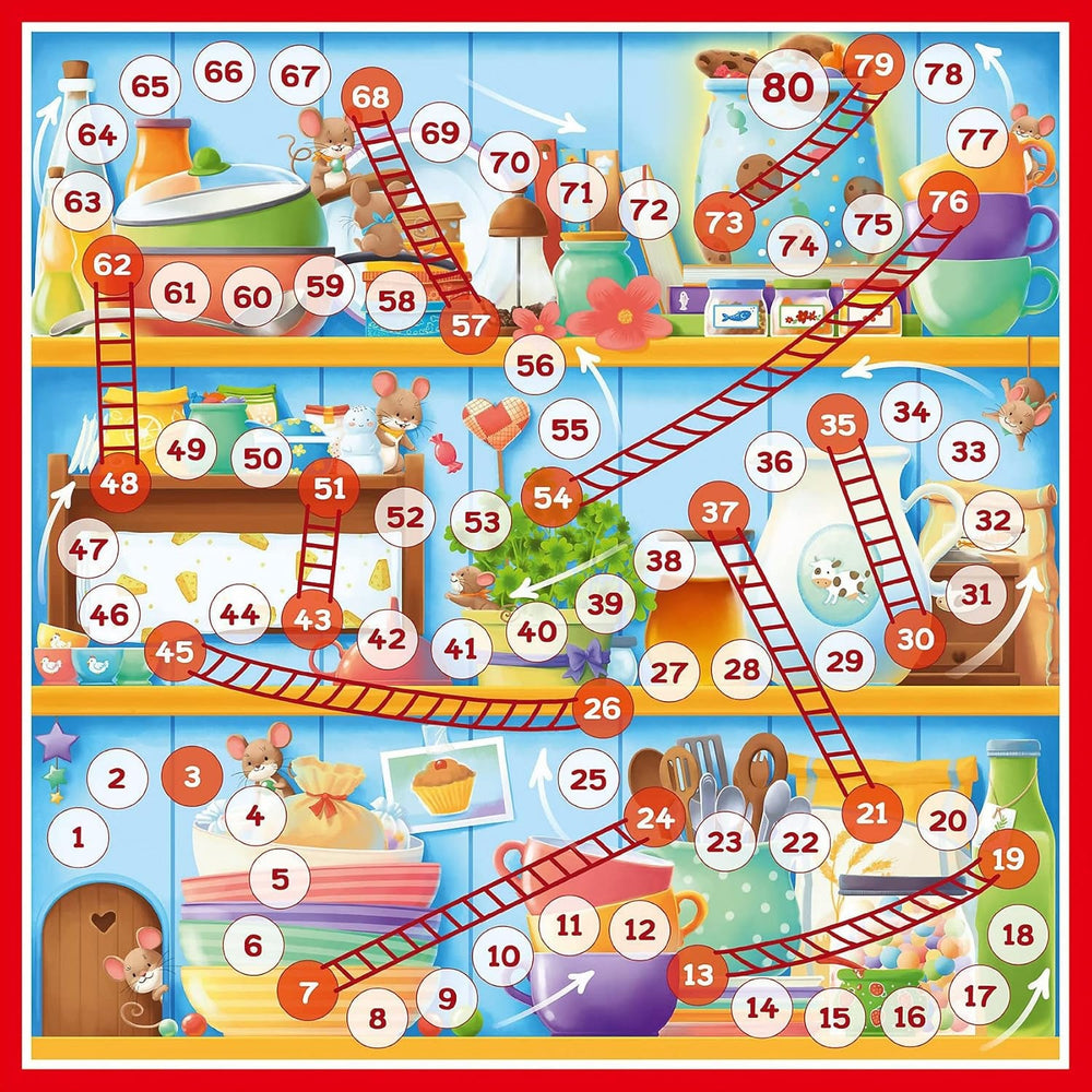 Schmidt Spiele 49189 Jocuri clasice pentru copii, Colecție de jocuri pentru copii, colorat