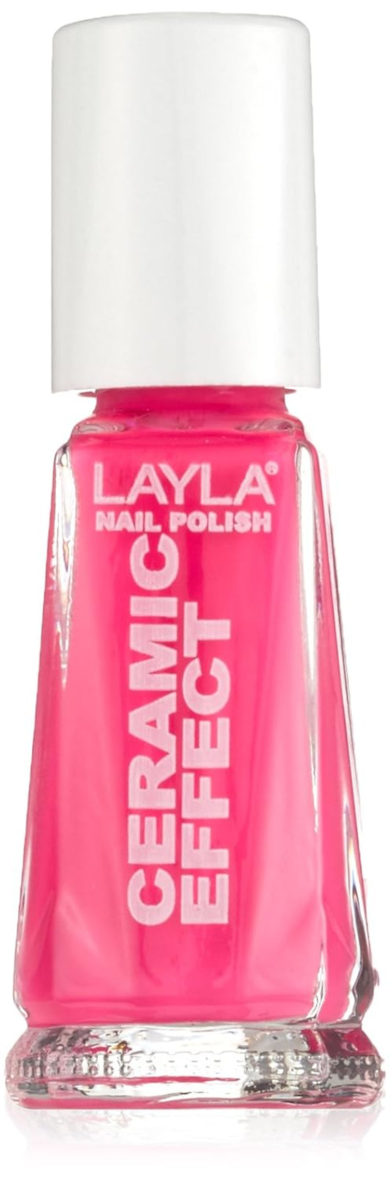 Cosmetics 1243R23-109 Ceramic Effect Nagellack - orange fluo, 1er pack (1 x 0.01 l)