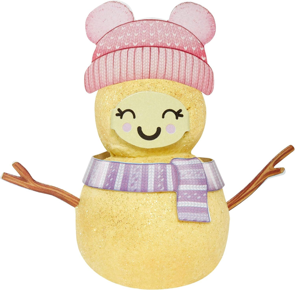 Rainbow High Winter Wonderland - Sunny (Galben) - Păpușă la modă de 28 cm, cu zăpadă magică ascunsă care se umflă cu apă, cu set de om de zăpadă, potrivită pentru copii 4-12 ani și colecționari