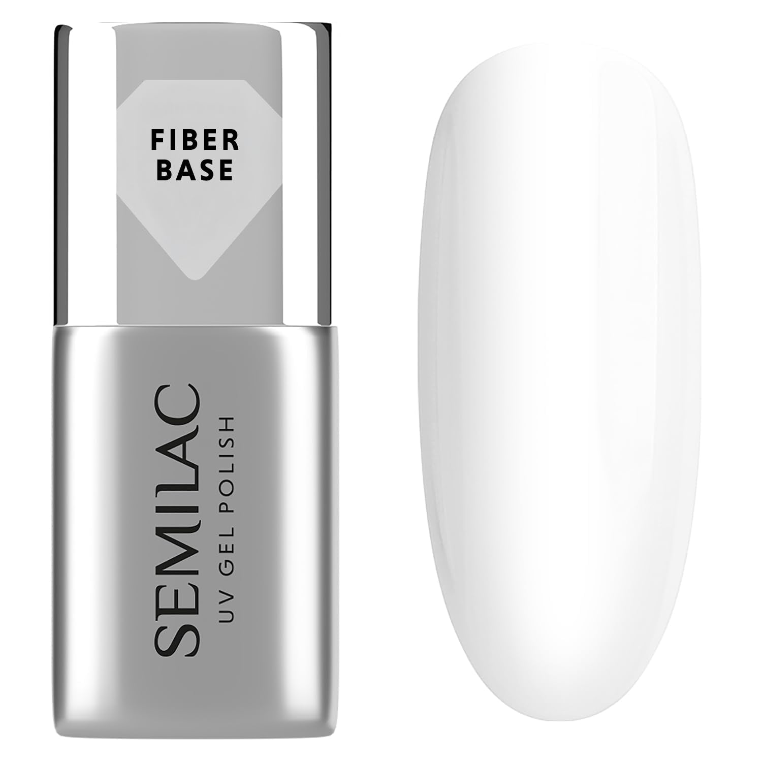 Bază de ojă UV Semilac Pure&Clean 7 ml – Bază hibridă autonivelantă pentru unghii sensibile