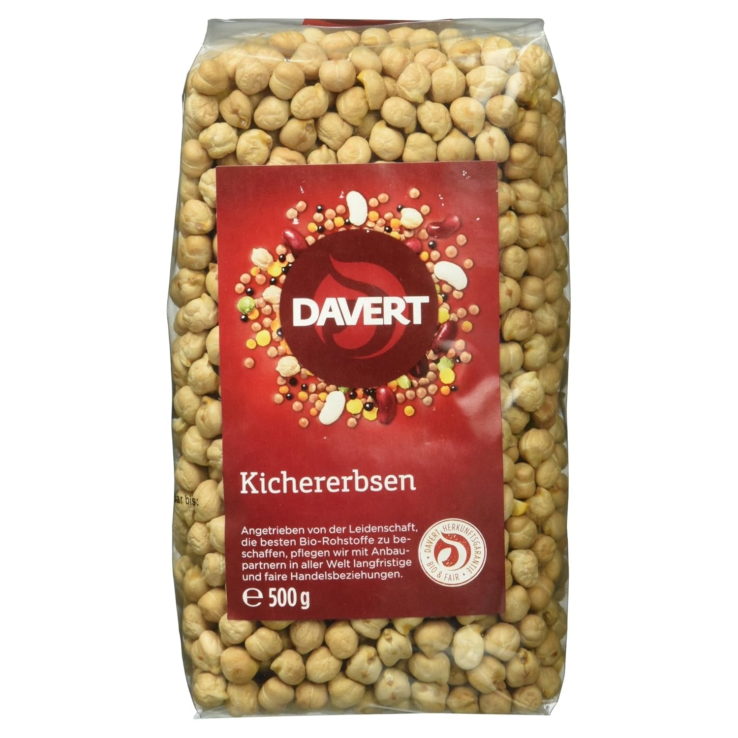 Năut Davert Bio, 500 g