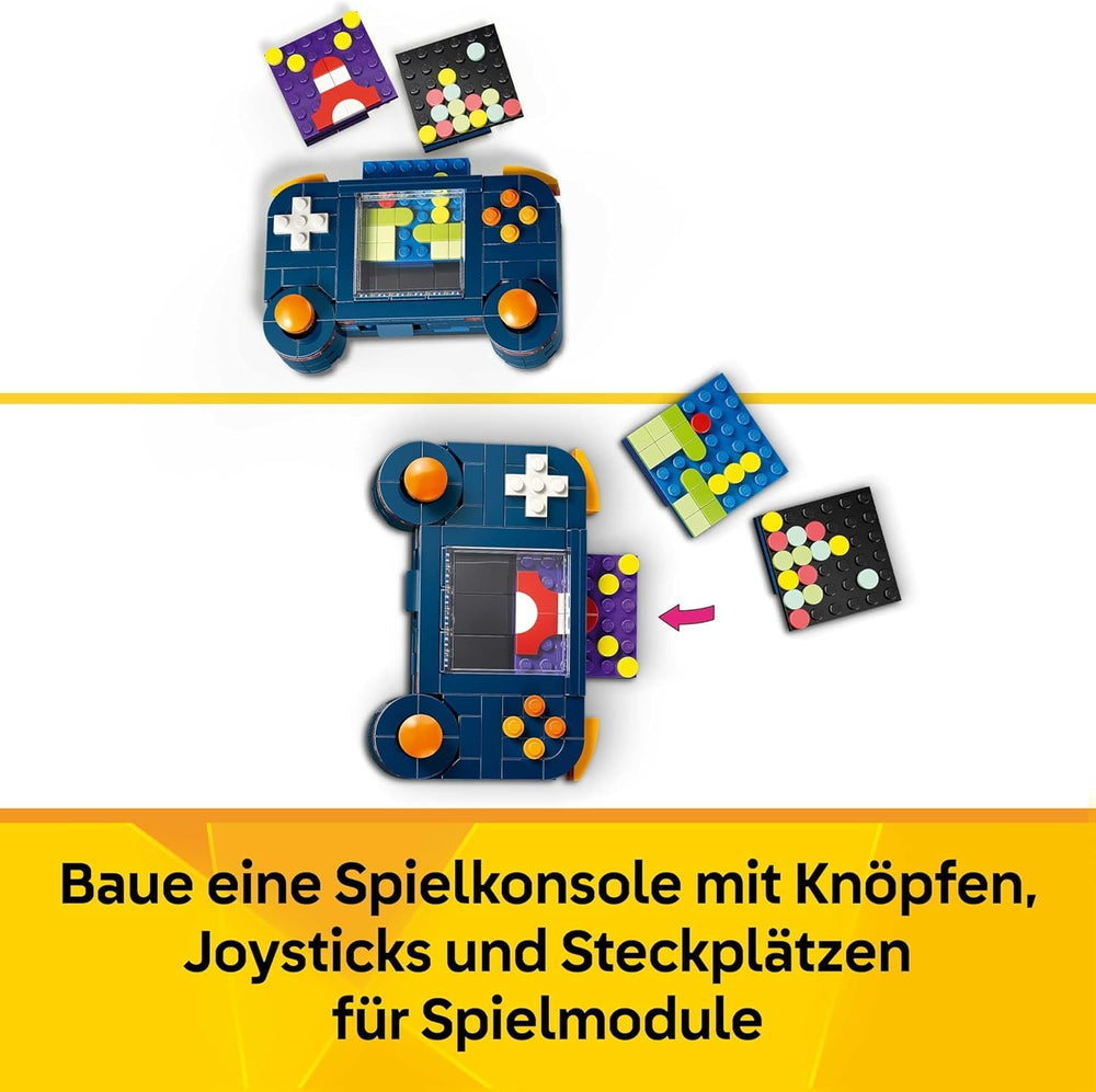 LEGO Creator 3in1 Retro Gaming Console - Transforms into an Arcade Machine or Computer w/Keyboard & Mouse - Gamer Gift Idea for 8+ Year Old Boys & Girls - 31380
