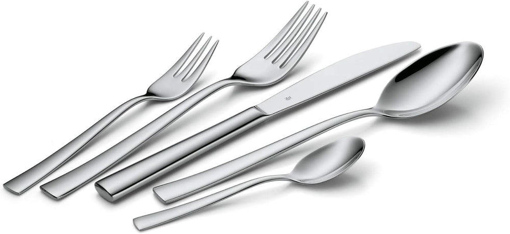 WMF Philadelphia set de tacâmuri pentru 12 persoane, 60 de piese, cuțite monobloc, oțel inoxidabil Cromargan Bucatarie Naty Shop