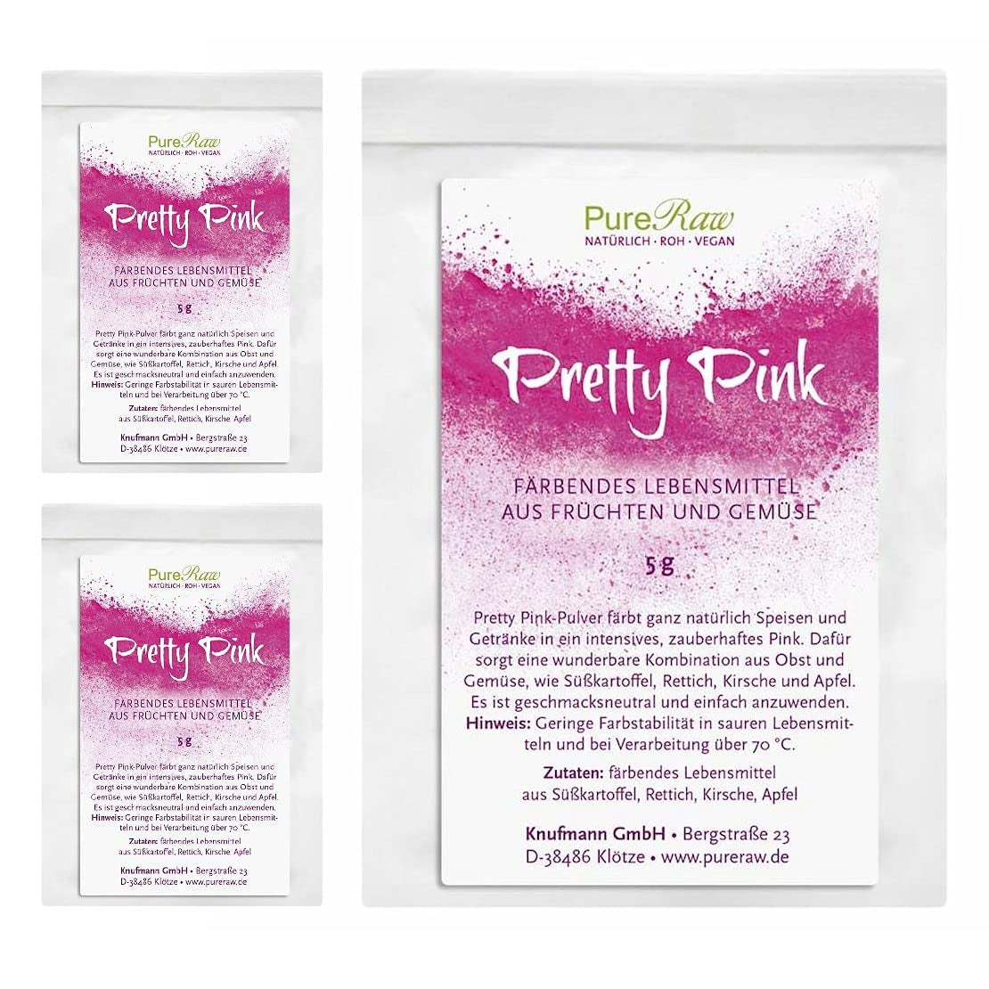 Colorant alimentar natural albastru pudră Magic Blue Spirulina (vegan crud) Albastru închis până la albastru deschis pastel - Colorant alimentar pudră cu alge ficocianină - Colorant alimentar natural | Pureraw 5G