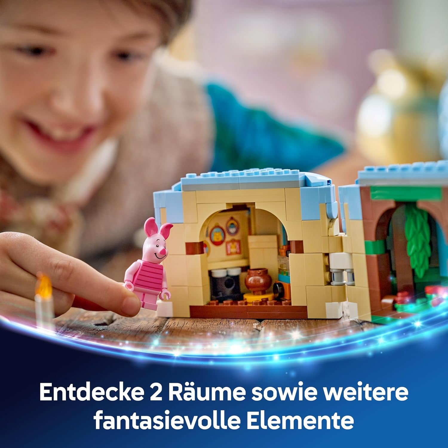 LEGO | Disney Ferkels Geburtstagsspaß - Spielzeug mit niedlicher Tierfigur, Geburtstagskuchen & Sammler Minifigur - Geschenkidee für Mädchen ab 9 Jahren & Fans - 43305