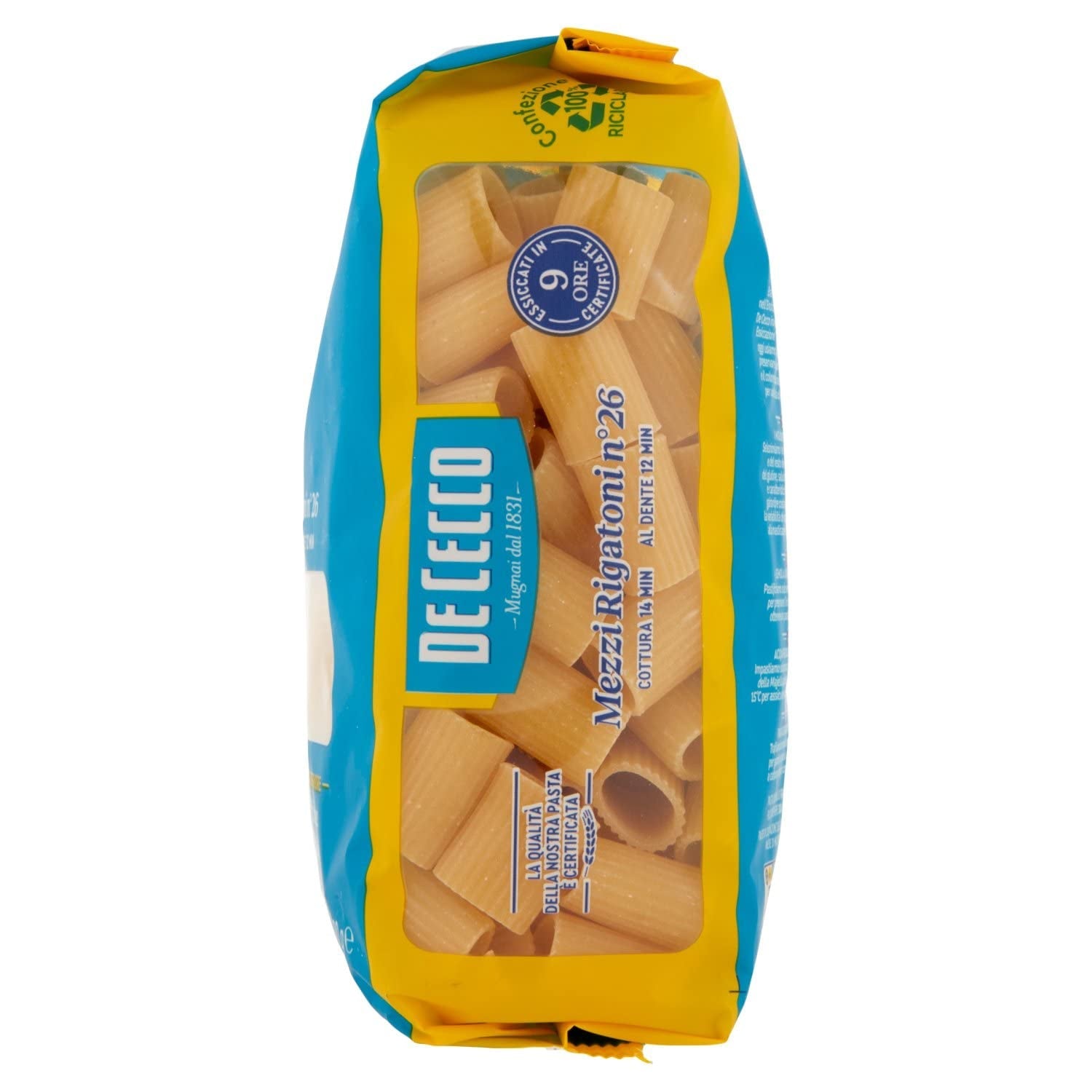 Paste Mezzi Rigatoni, pachet de 1 (1 x 500 g)