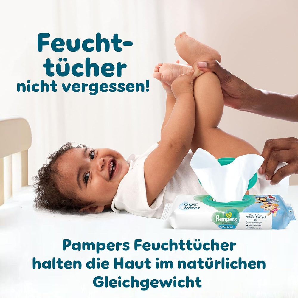 Scutece Pampers Baby-Dry Pants Ediția Patrula Cățelușilor, mărimea 5, 160 de scutece, 11 kg - 17 kg, ajustare la 360° cu sistem de oprire și protecție