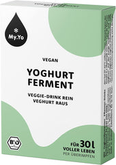 Bio Joghurtferment Vegan – 6x5 g – Starterkulturen für 30 L pflanzlichen Joghurt – ohne tierische Zusätze – DE-ÖKO-013 zertifiziert