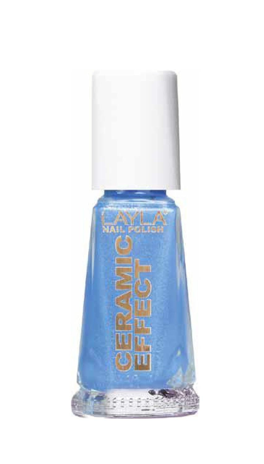 Cosmetics 1243R23-109 Ceramic Effect Nagellack - orange fluo, 1er pack (1 x 0.01 l)
