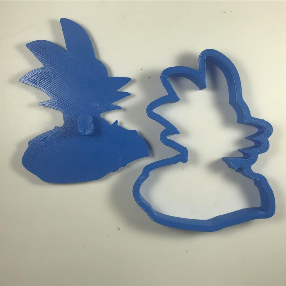 Formă de biscuiți Goku pentru Dragon Ball, albastră, CGGOKU