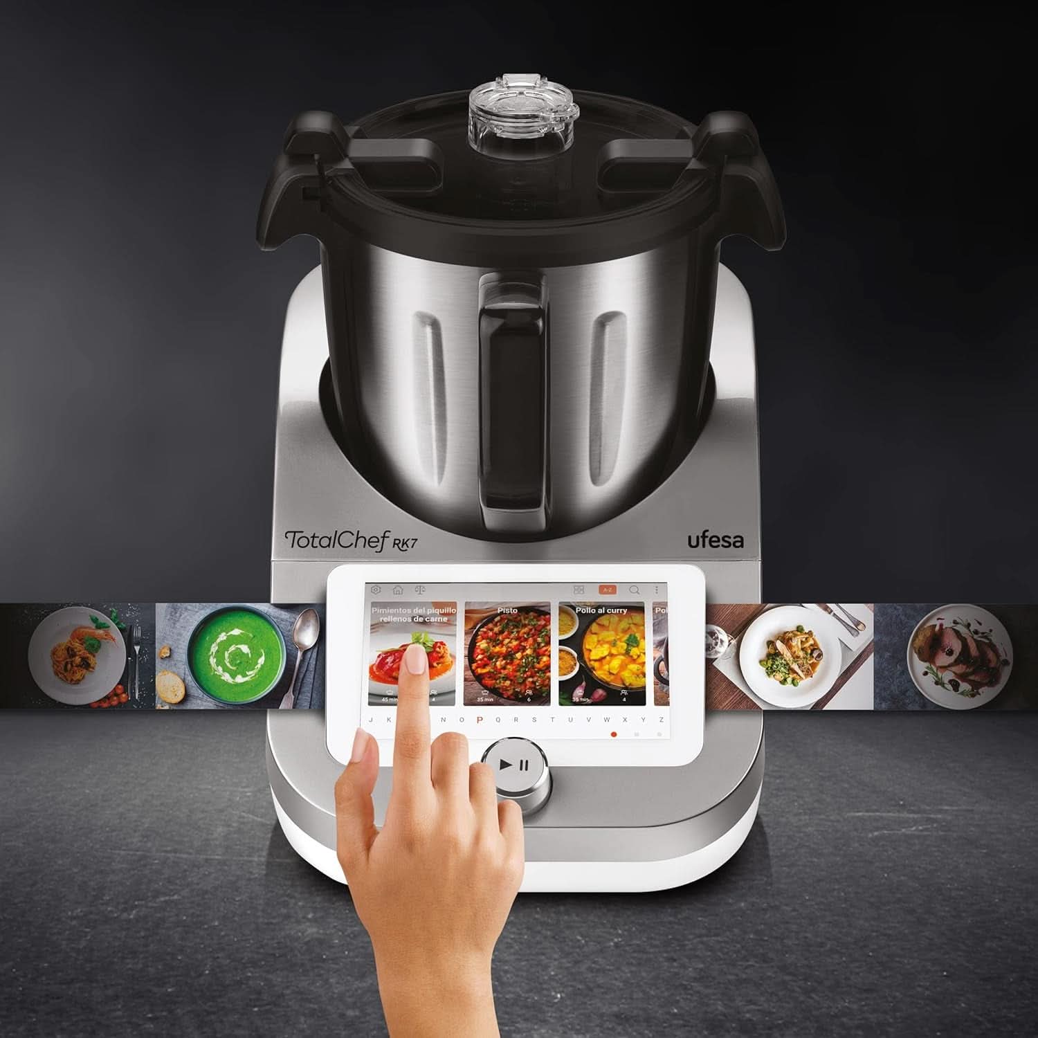 Ufesa Totalchef RK7, robot de bucătărie multifuncțional cu funcție de gătit, WLAN, 30 functii Naty Shop