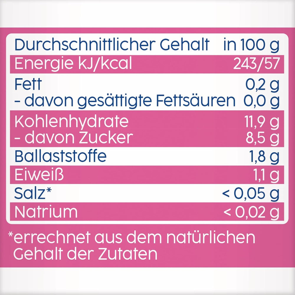 Pliculețe stoarcibile cu fructe, zmeură, măr, banană și speltă – 16 bucăți (pachet de 4, 4 x 90 g fiecare), fără zahăr adăugat, făcute din fructe blânde și cereale valoroase, ideale pentru gustări la pachet și pentru consumul independent