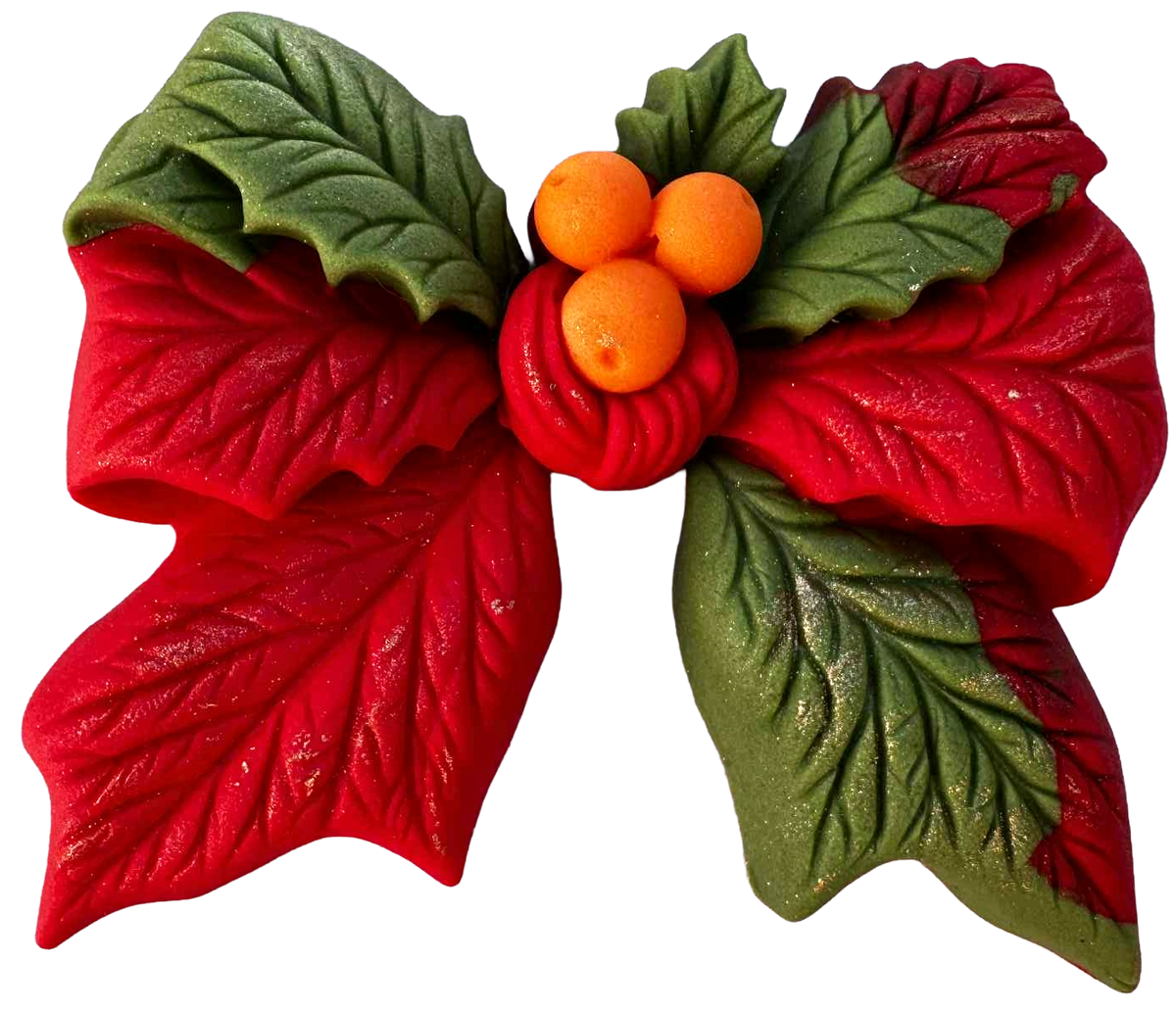Decoratiune Comestibila Floarea Craciunului - Dulce, Festiva, Ideala Pentru Decorarea Craciunului