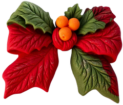 Decoratiune Comestibila Floarea Craciunului - Dulce, Festiva, Ideala Pentru Decorarea Craciunului