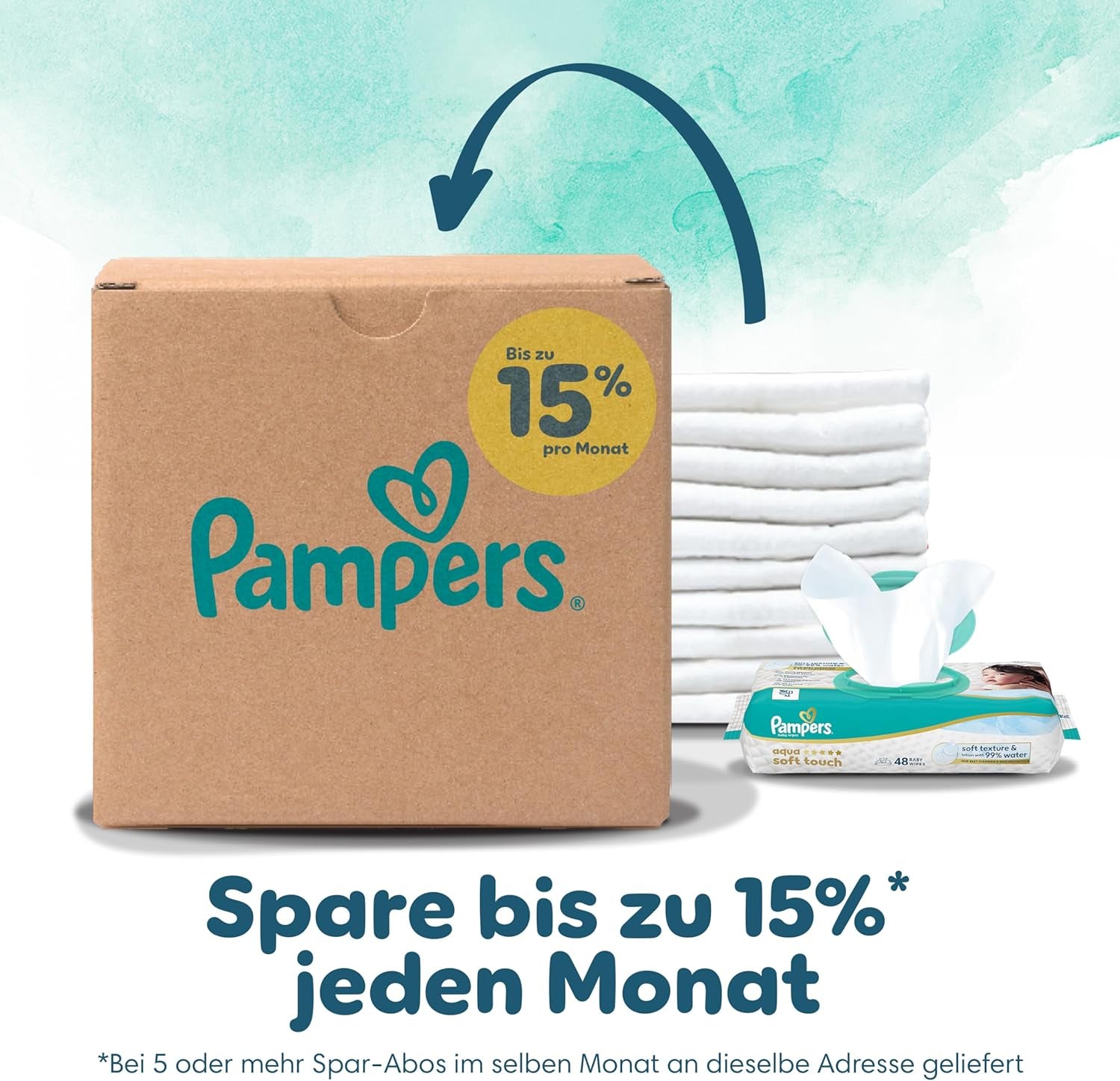 Scutece Pampers Harmony mărimea 1, 180 scutece, 2kg-5kg, protecție delicată a pielii cu protecție 100% Pampers