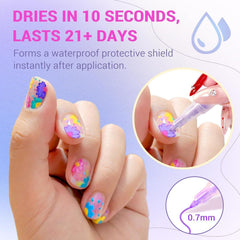 12 Farben 3D Nagellack Stift Set, Nail Art Pen Nagellackstifte Nageldesign Für DIY Nagelkunst, Beauty Schönheit, Maniküre Werkzeuge, Zuhause Und Den Nagel-Diy Nageldesign Zubehör