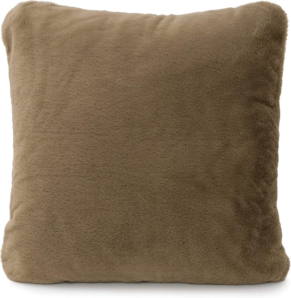 Gözze - Husă de pernă confortabilă, Merino Feeling, 50X50 Cm - Verde închis Paturi si Cuverturi Besuche den GÃ¶zze-Store Taupe