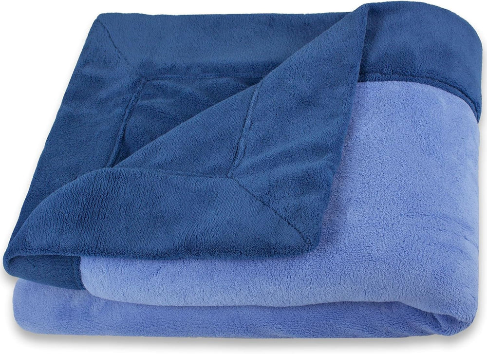 Celinatex pătură pufoasă 150 X 200 Cm albastru deschis pătură canapea cald pătură moale microfibră Fleece Oeko-Tex Montreal Paturi si Cuverturi Besuche den CelinaTex-Store Albastru închis / albastru 130 X 170 Cm