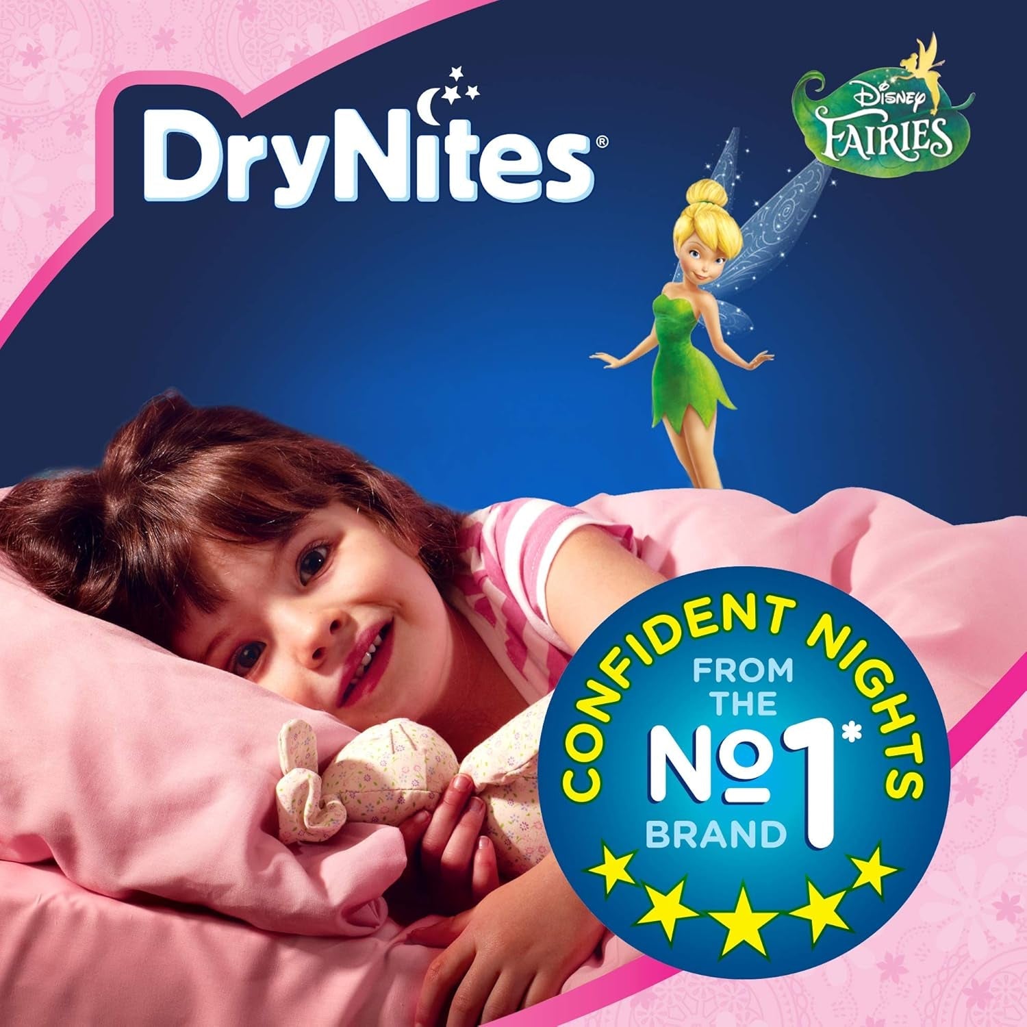 Chiloți de pijama DryNites pentru fete 3-5 ani, 1 pachet (1 x 16 bucăți)