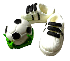 Set decoratiuni comestibile, Fotbal Decoratiuni din Pasta de Zahar Nati Shop