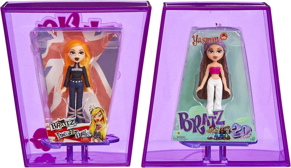 Păpuși Bratz Miniverse MGA's Y2K Nostalgia Flashback Minis Ediție Limitată - PACHET SURPRIZĂ - 2 păpuși Bratz Mini și ambalaj de prezentare - Cadou excelent pentru copii și colecționari cu vârsta de peste 6 ani