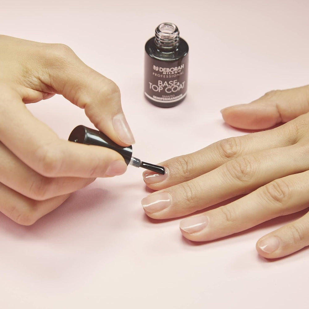 Milano Professional Nagellack, halbpermanent, Nr. 32 Rose Crepe, Plumping-Effekt, langanhaltend, verleiht intensive und glänzende Nägel, 4,5 ml