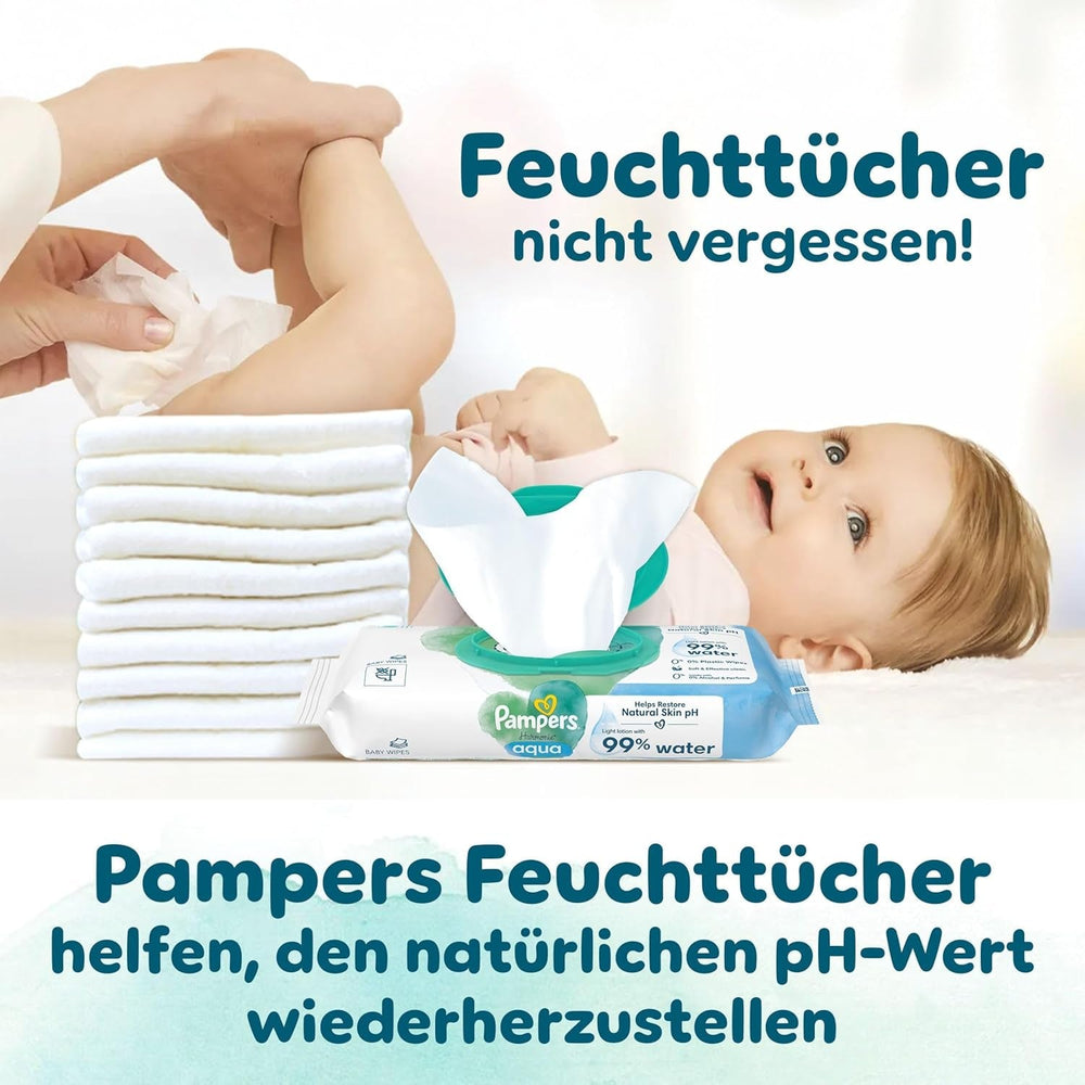Scutece Pampers Harmony Pants mărimea 4, 168 scutece, 9 kg - 15 kg, protecție delicată a pielii și confort la 360°