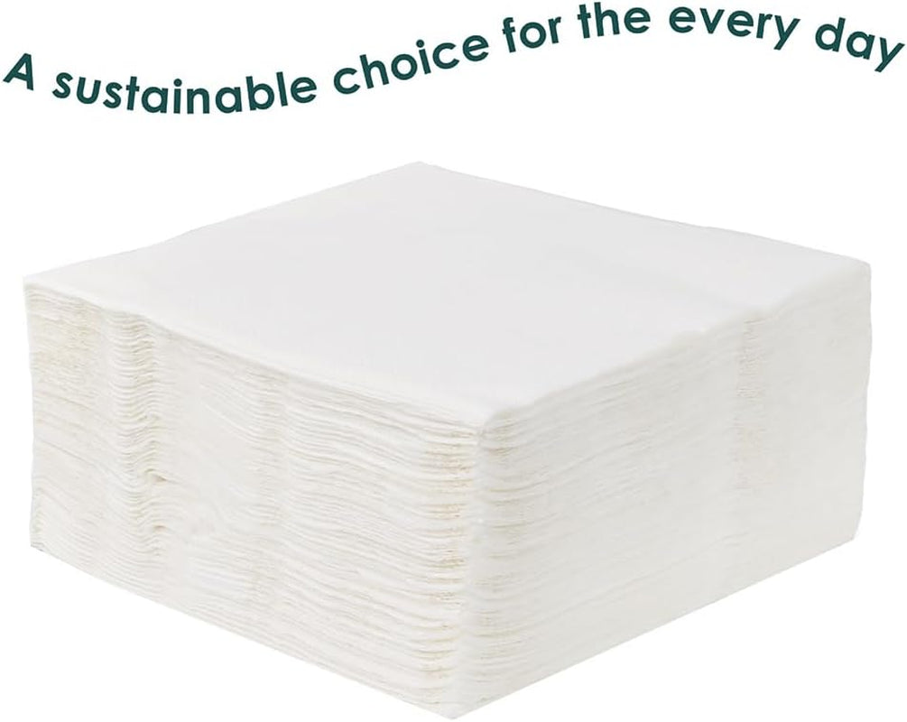 Table Kind 100 șervețele albe moi în pachet vrac, șervețele de înaltă calitate pentru petreceri, catering și uz zilnic, FSC, sustenabile și reciclabile, fabricate în UE | 2Ply | 33Cm