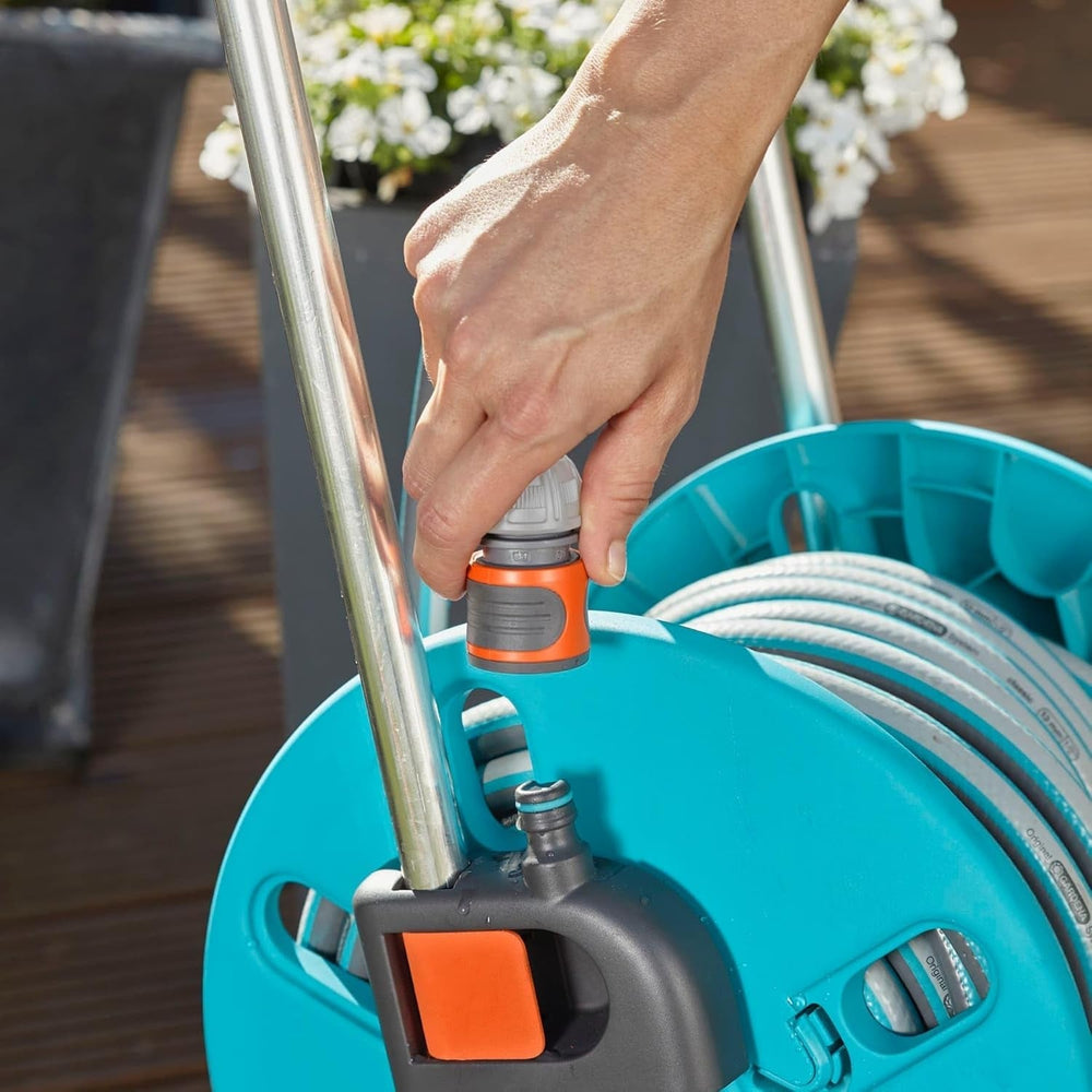 Cărucior pentru furtun GARDENA CleverRoll S, rolă pentru furtun, depozitare compactă (18500-20)
