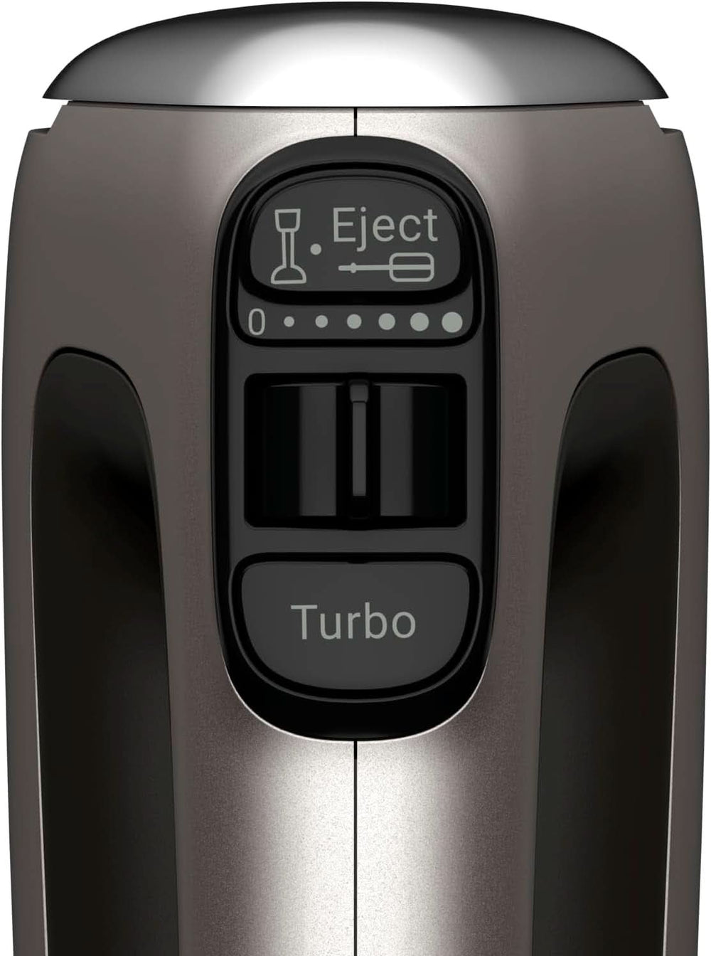 Tefal HT650E Power Mix Silence Handmixer | 600 Watt | Variabler Geschwindigkeitsregler | Turbo- Und Auswurf-Funktion | Extrem Leiser Motor | Inkl. 2 Rührbesen Und 2 Knethaken | Grau Bucatarie Naty Shop