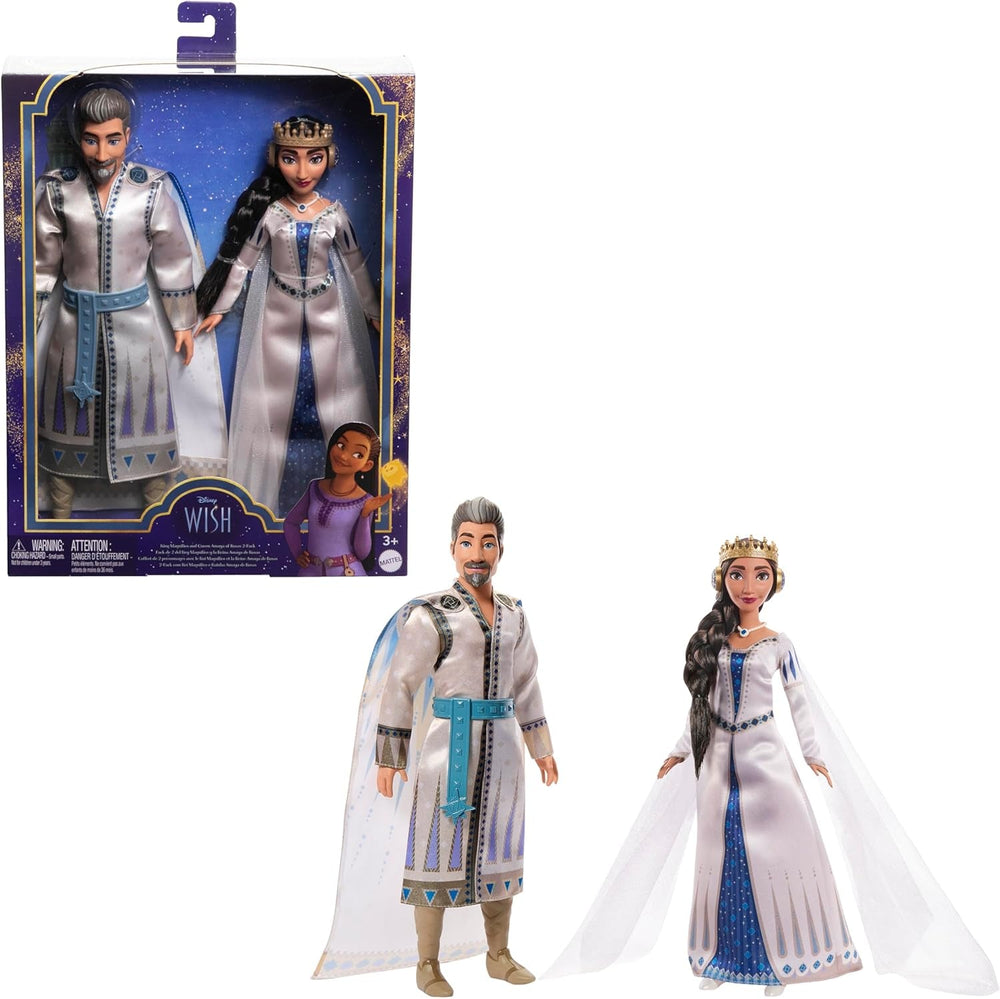 Disney WISH - Asha von Rosas Abenteuerpack Puppe mit ausziehbarem Kleid, Schuhen, Zubehör, langen geflochtenen Haaren für endlosen Stylingspaß, für Kinder ab 3 Jahren, HPX25