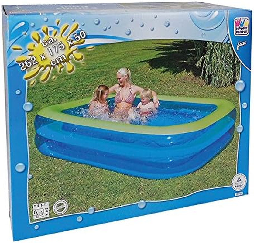 Piscină familială Negru/Apă de scurgere/Roșu