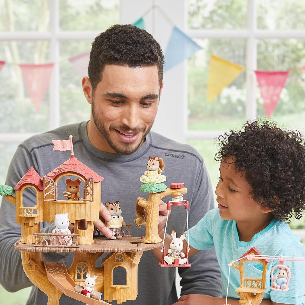 Sylvanian Families 5494 Adventure Tree House - Set de joacă pentru casa de păpuși Casute de papusi Naty Shop