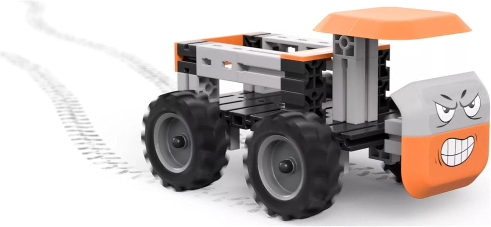 fischertechnik Junior Pro 576100 – Konstruktionsspielzeug für Kinder, Baukasten mit 7 Modellen inkl. Löschfahrzeuge, ab 5 Jahren, orange