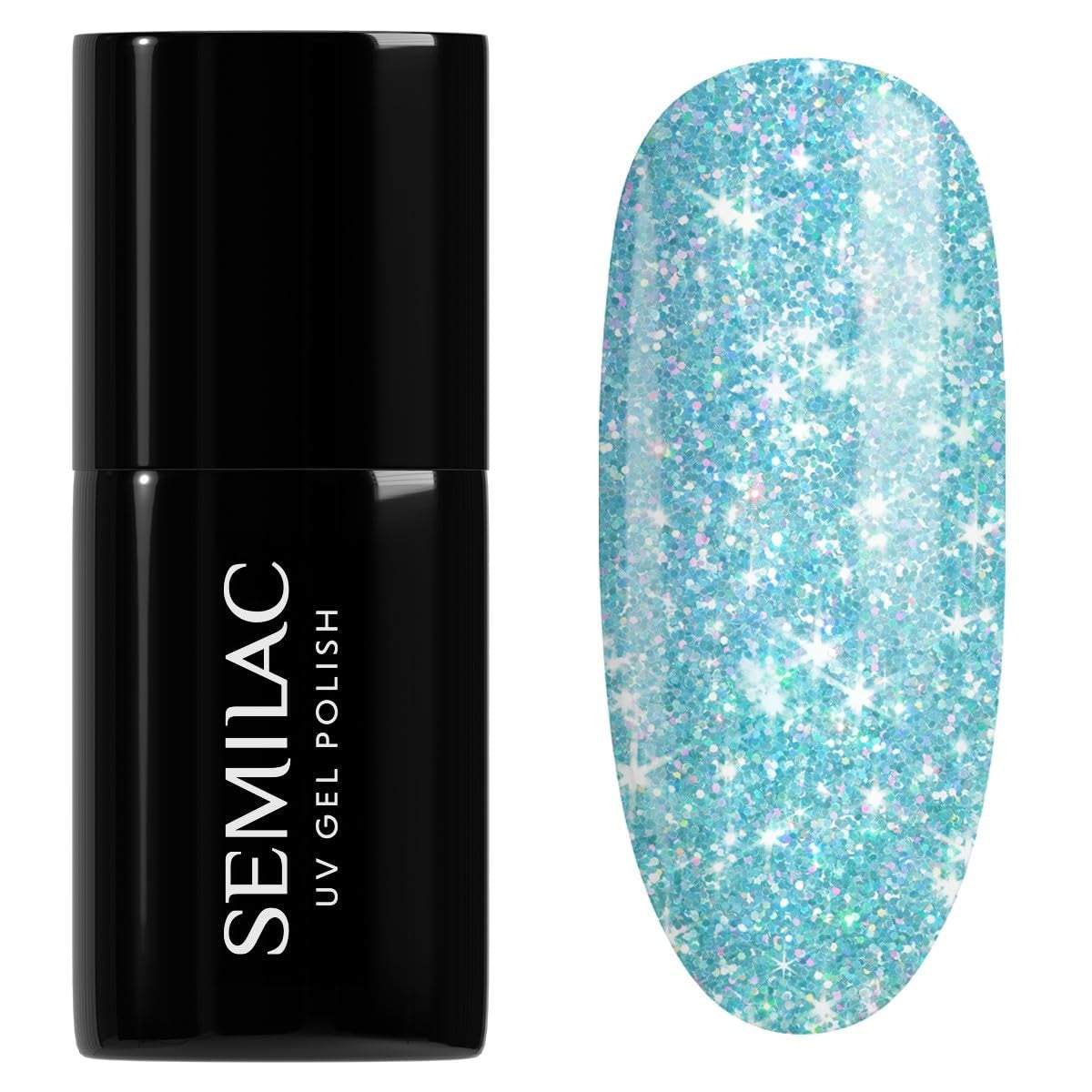 Oja UV Semilac Hybrid 240 Icy Waterfall 7ml, colecția Seaqueen
