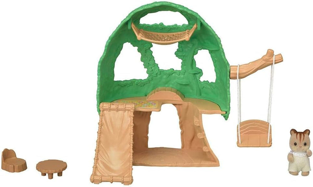 Sylvanian Families 5318 Căsuța în copac pentru bebeluși - Set de joacă pentru casă de păpuși