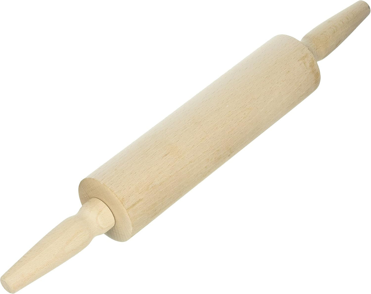 Sucitor din lemn de fag Zenker – Rolă de copt de înaltă calitate pentru aluat și fondant, 43 x 6 x 6 cm, maro