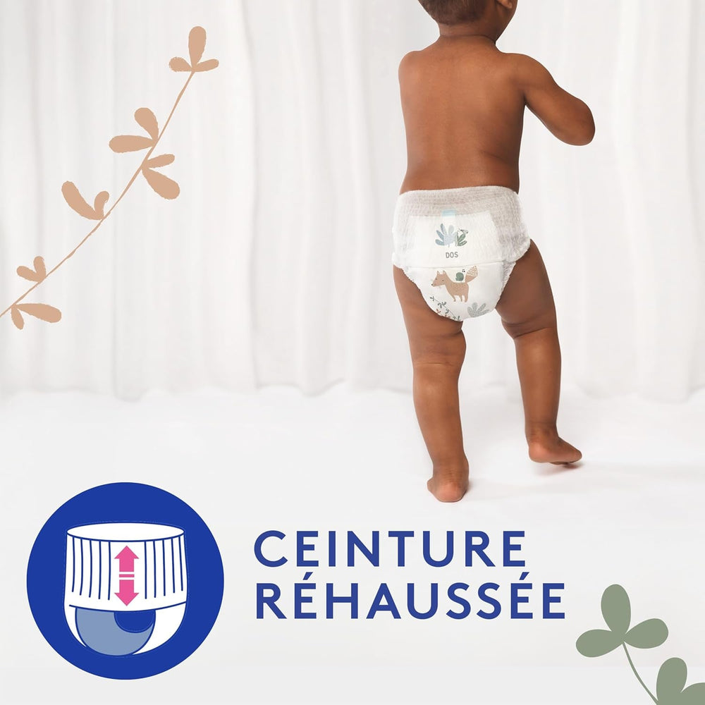 Douceur Naturelle – Chiloți, Mărimea 6 (16-26 kg) Pachet 1 lună – 112 chiloți