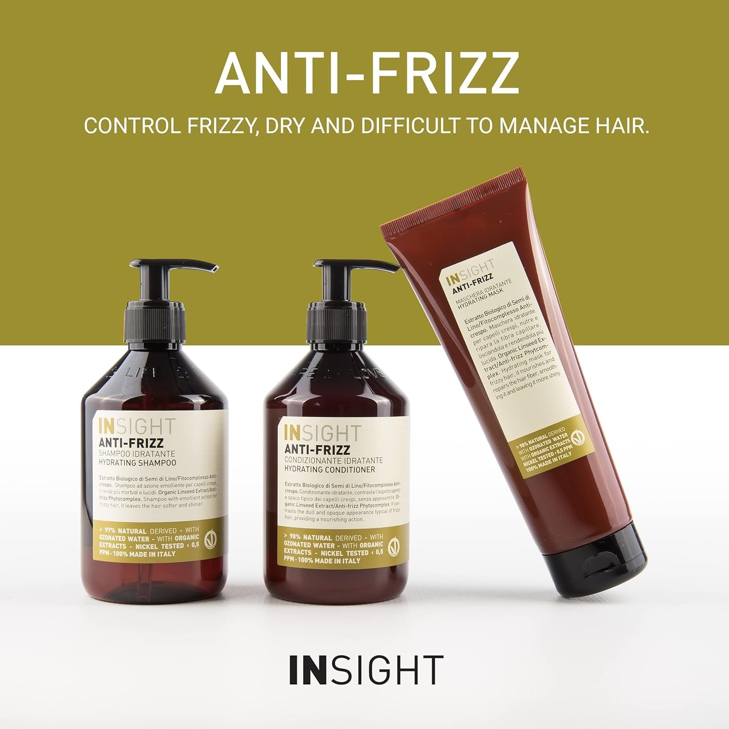 MASCA HIDRATANTĂ ANTI-FRIZZ 250 ml Masca de par Naty Shop