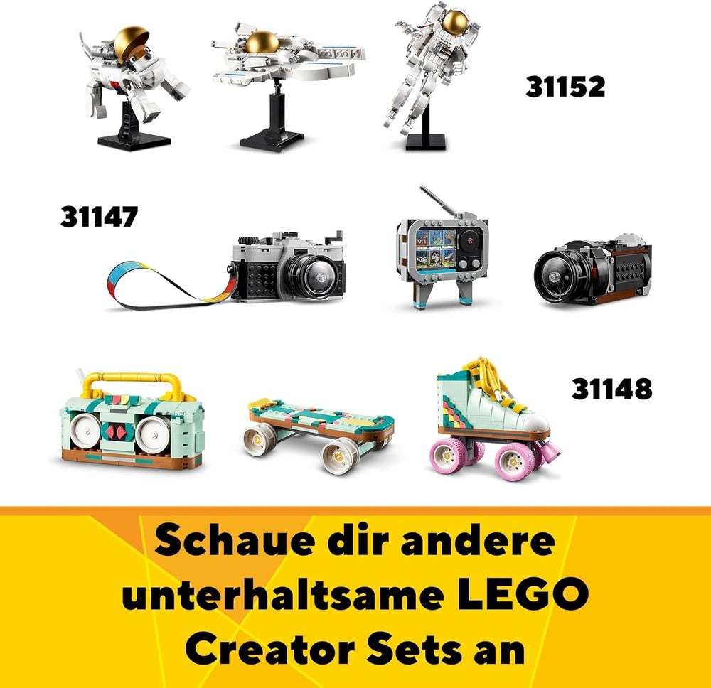 LEGO Creator 3in1 Flowers in Watering Can Toy to Welly Boot to 2 Birds on a Perch, Animals Set for Girls, Boys & Kids, with 3 Butterfly Toys, Makes a Great Desk Accessory, Nature Gift 31149